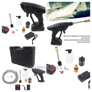 High Pressure Washer Kit Portable Cleaner Auto Cool 10000mah