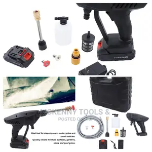 High Pressure Washer Kit Portable Cleaner Auto Cool 10000mah