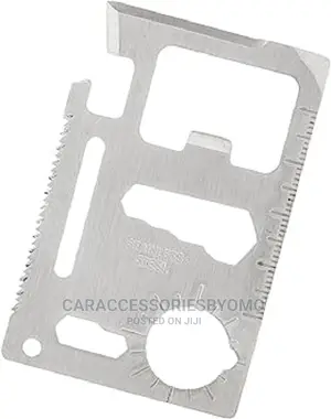 Survival Pocket Tool, 11 Function Credit Card Wallet Sized