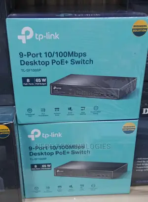 Tp-Link 9 Port 10/100 Desktop Poe Switch