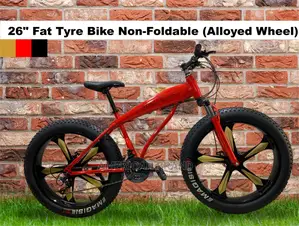 26" Fat Tyre Bike Non-Foldable (Alloyed Wheel)