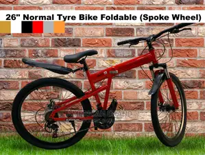 26" Normal Tyre Bike Foldable (Spoke Wheel)