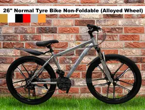 26" Normal Tyre Bike Non-Foldable (Alloyed Wheel)