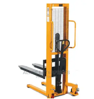 1ton Capacity Hydraulic Manual Stack Lifter 1600mm With Legs