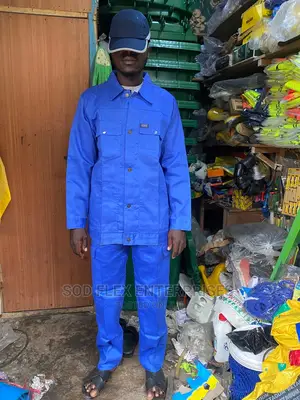 Royal Blue Up And Down Coverall