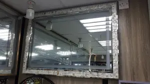 80*120cm Led Mirror With Mosaic Frame.