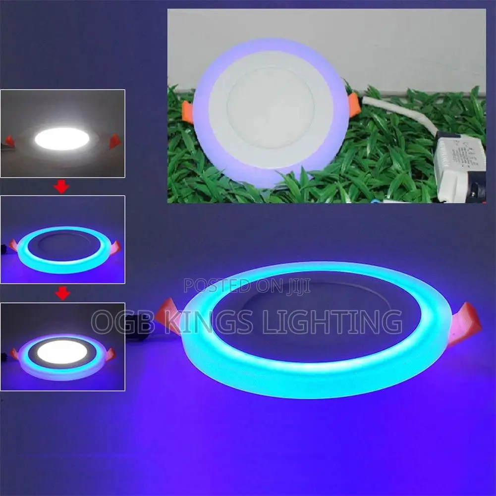 Ceiling Pop Panel Light 12watts LED Light Blue and White