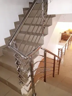 Sparkling Silver Railing Design