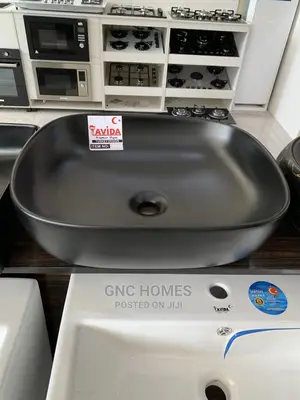 Mat Black Countertop Basin ( 4 Bathrooms and Dining)