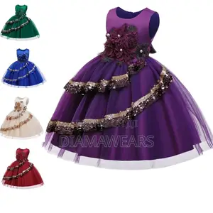 Purple Ceremonial Ball Gown