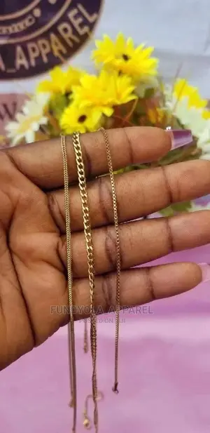 Pure Stainless Steel Gold Chain