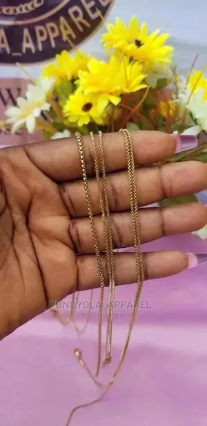 Pure Stainless Steel Gold Chain