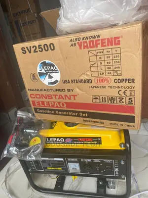 [Manual Start] 1.5kva / Sv2500 Elepaq Generator