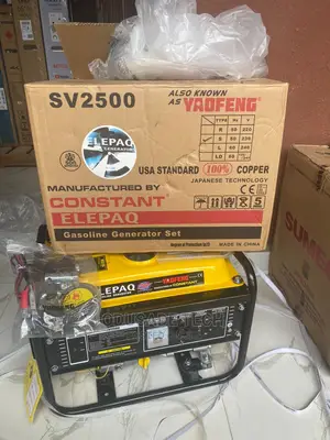 Elepaq Constant ( 26.5 Weight) 1.5kva Generator Sv-2500