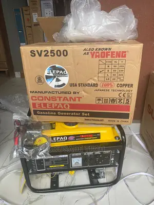 (100%) Manual Start- Elepaq Constant Generator 1.5kva Sv2500