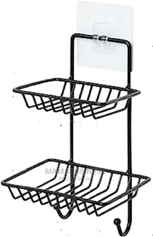 Stainless Steel Double Soap Holder Hanger