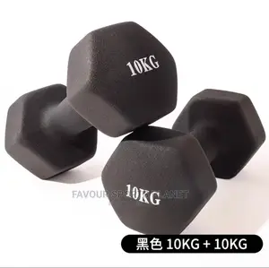 10kg PVC Hex Dumbbell Available in Port Harcourt