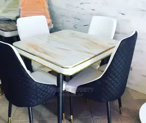 Marble Top Dinning Set (4 Seaters)