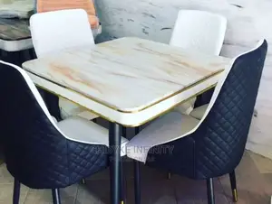 Marble Top Dinning Set (4 Seaters)