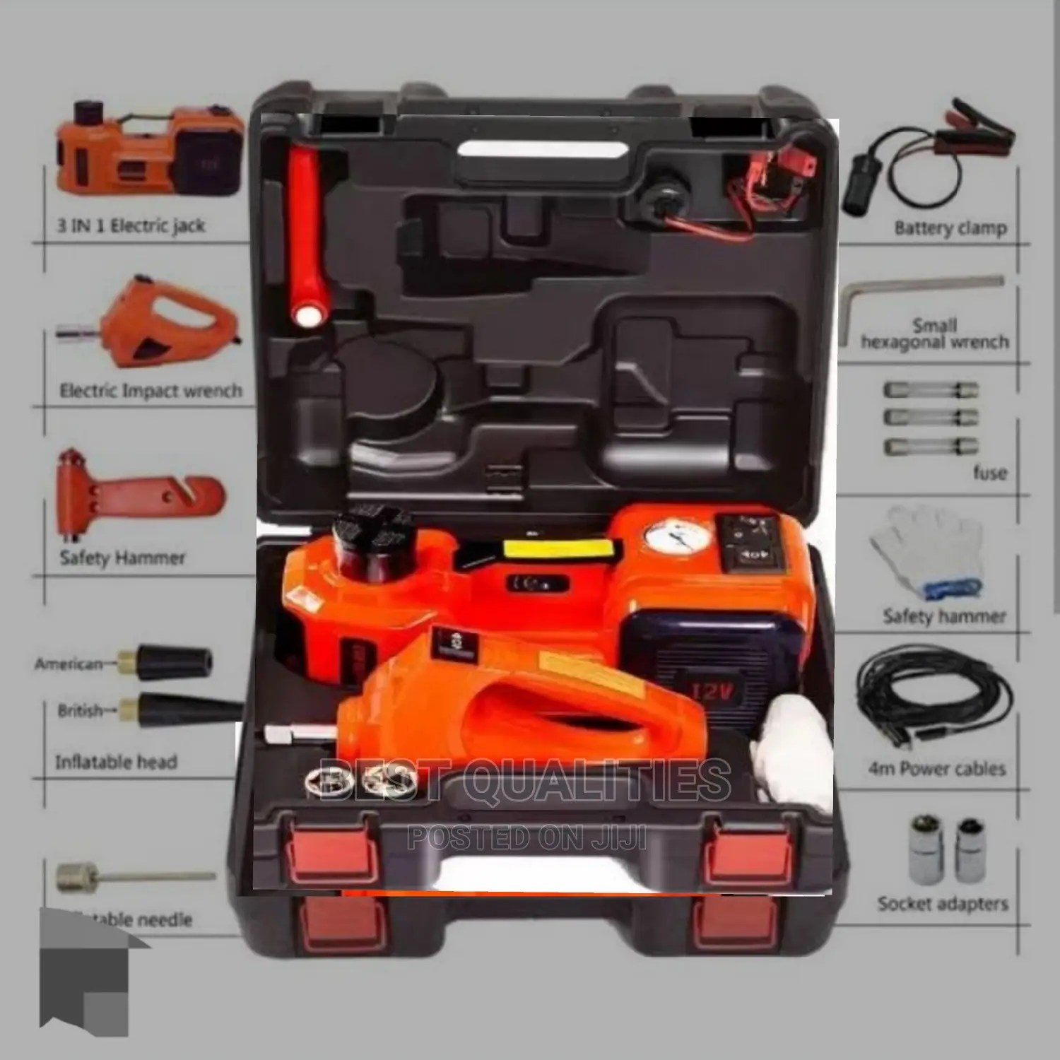 5 in 1 Electric Hydraulic Jack