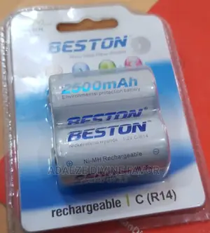 Beston Rechargeable | C(R14) Ni-mh 1.2V 2500mah Batteries