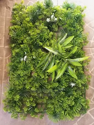 Artificial Wall Flower Mat