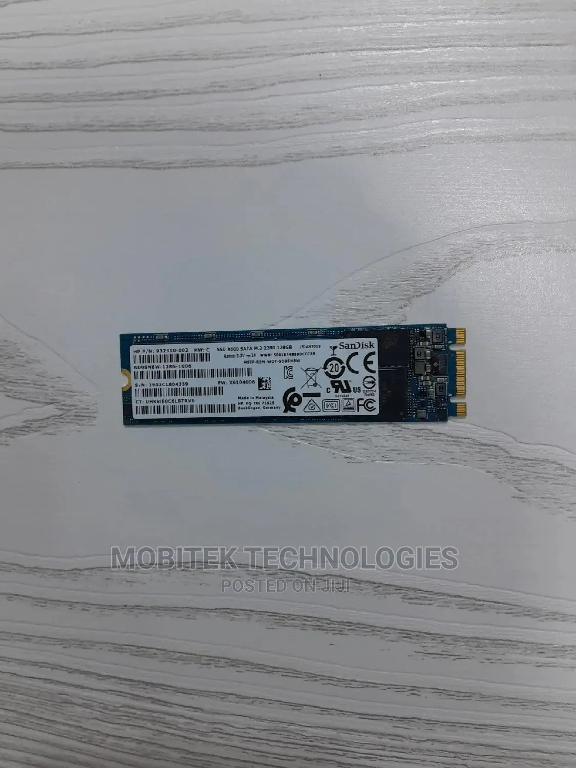 128gb Sandisk Ssd M.2 (2280) Solid State Laptop Drive