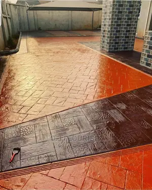 Glossy Stamped Concrete