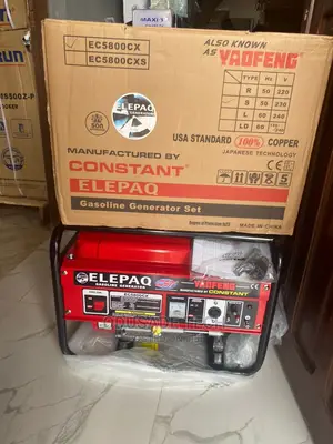Moveable Elepaq 3.5kva Constant Generator [Ec5800cx]