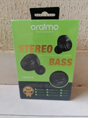 Oraimo Stereo Bass Airbuds 2 Wireless Bluetooth Earphones