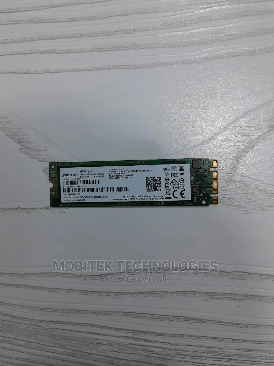 256gb Micron Ssd M.2 6gbps Solid State Laptop Drive