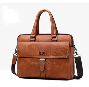 Original Jeep Leather Office, Laptop and Business Bag
