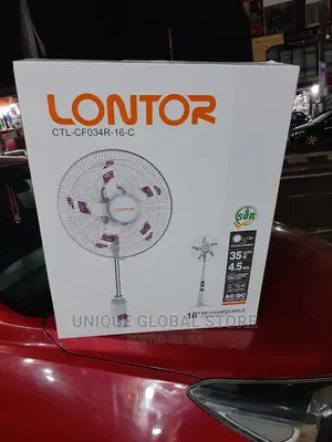 Lontor Rechargeable Standing Fan 16 Inches