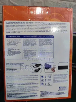 Vertabtim Superspeed Usb 3.0 Desktop 2tb Hard Drive
