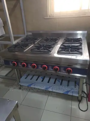 6 Burner Gas Series Heavy-Duty Gas Cooker Commercial Cooker