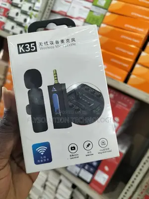 Wireless Lavalier Dual Microphone - 3.5mm Jack