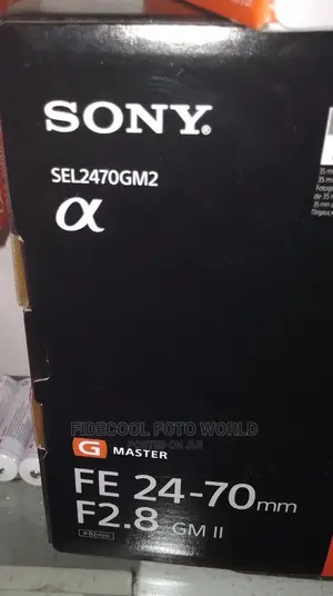 Sony Fe 24-70 F2.8gmii Lens