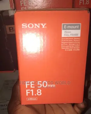 Sony Fe50mm F1.8 Lens