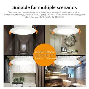 9W Recessed PIR Motion Sensor Led Panel Light