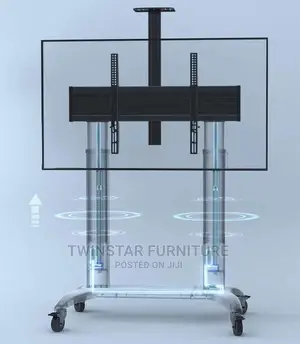 Modern Adjustable Trolley Tv Stand "60 - 120inches "