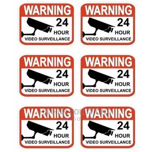 Hiphen Surveillance Stickers Sign
