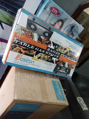 Portable Boscon 2 Burner Gas Stove