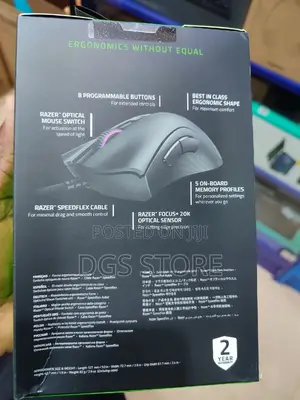 Razer Deathadder V2 Ergonomic Wired Gaming Mouse