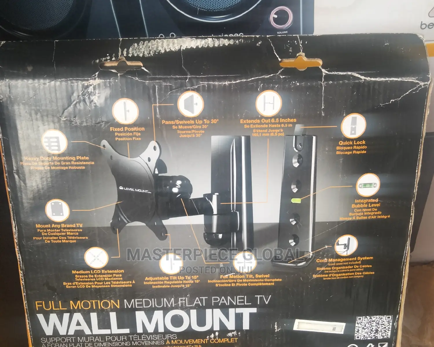 Full Motion Medium Flat Panel Tv Wall Mount
