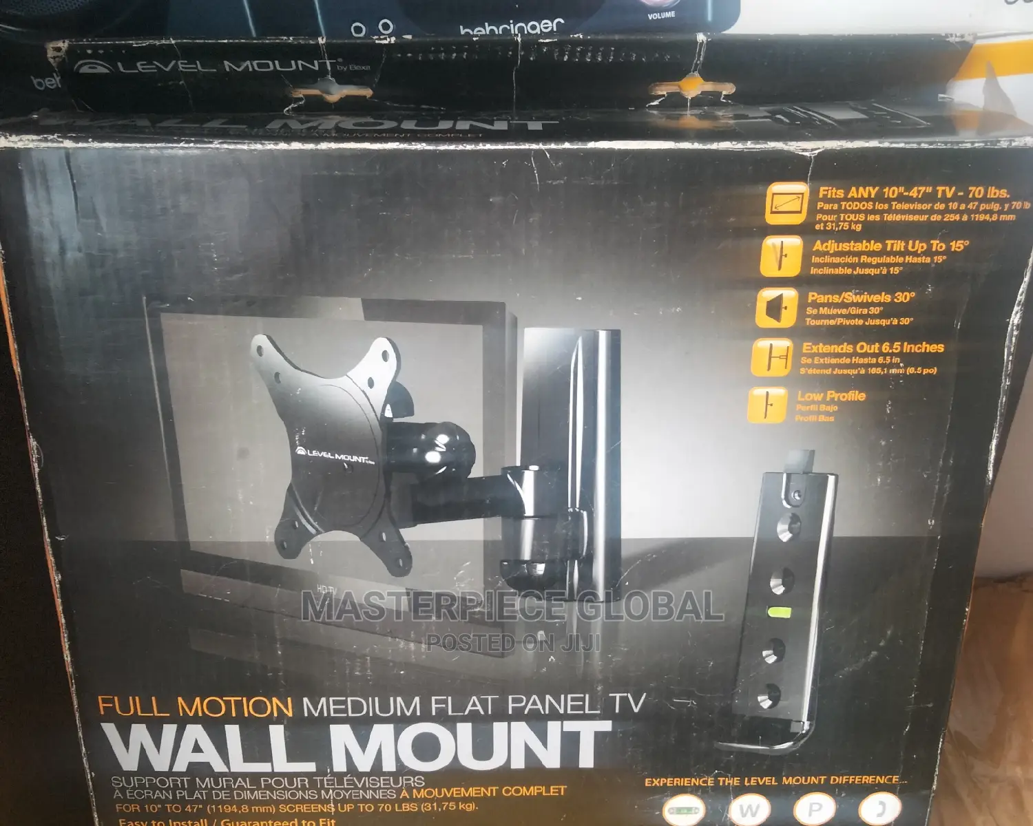 Full Motion Medium Flat Panel Tv Wall Mount