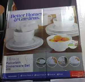 16pcs Round Porcelain Dinnerware Set