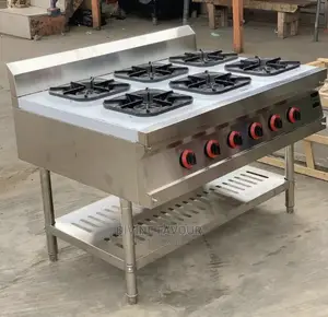 6burner Gas Cooker With Undershelf