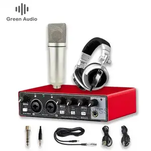 GAX-MD22P Audio Interface Mixer Soundcard + Mic + Headset