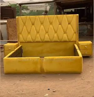 4x6 Bed Frame With 1 Side Drawer for Homes/ Hotels/ Lounges