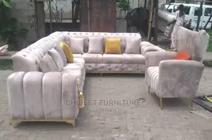 L-shaped Upholstery Chair (7ftby7ft) With A Single Seater